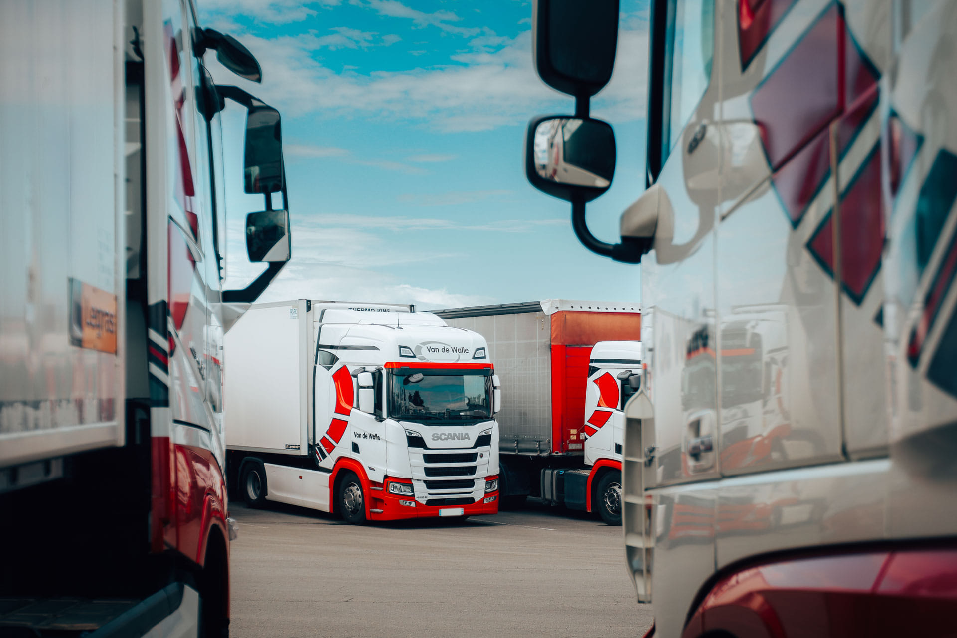 Camion vu de face