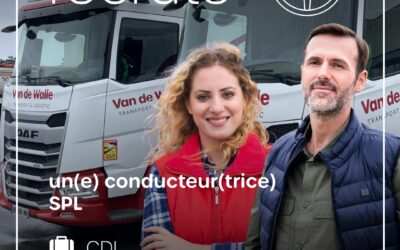 Conducteur SPL : rejoignez les Transports Van de Walle