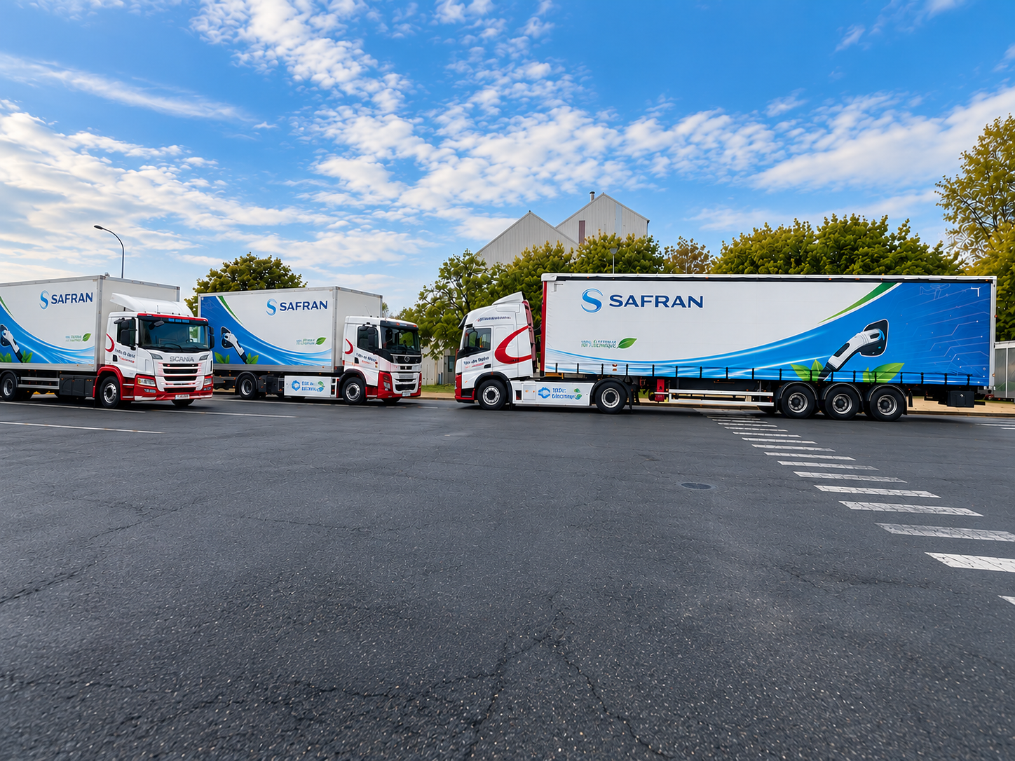 Flotte de camions électriques Van de Walle